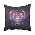 thumbnail image 1 of RYLABLUE White Owl Pattern Special Design Pattern Galaxy Purple Background Decorative Pillowcases With Hidden Zipper Decor Cushion Covers Two Sides 20x20 inches, 1 of 1