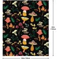 thumbnail image 5 of Mushroom Blanket Soft Flannel Fleece Lightweight Mushrooms Throw Blanket for Kids Boys Girls All Season Colorful Plant Blankets for Sofa Couch Bed Decorative Mushroom Blanket Birthday Gifts 60"x50", 5 of 6