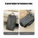 thumbnail image 4 of Bolsa organizadora de zapatos para viajes | Tela Oxford duradera, cierre con cremallera, lavable, reutilizable, azul marino o gris, cabe para 1 par, portátil, mantiene los zapatos limpios y secos, 4 of 6