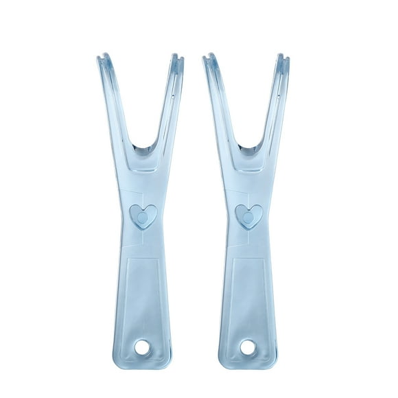 EeaseMX 2 soportes para hilo dental reutilizables, mangos para hilo dental, varillas de hilo dental rellenables.