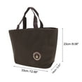 thumbnail image 5 of Unique Bargains 1 Pc Durable Handheld Lunch Bag Coffee Color, 5 of 5