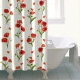 thumbnail image 5 of Waterproof Pioneer Shower Curtain 84x72 Inch Polyester Unique Colorful Floral Shower Curtain for Bathroom Hotel Home Decor with 12 Plastic Hooks, 5 of 5
