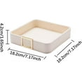 thumbnail image 4 of HUGFEGWE PU Leather Valet Tray Jewelry Organizer Practical Storage Box Portable Bedside Table Valet Tray for Phones Keys Wallet Rings, Gray UA824-8624, 4 of 7