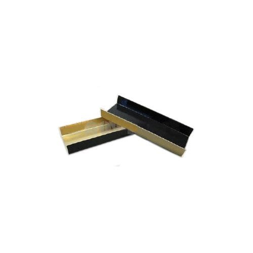 Novacart Folding Eclair Board, 100 Pieces Black/Gold   100 Pieces Gold/Black