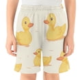 thumbnail image 2 of Duck Pattern Athletic Shorts Breathable with Comfort Fit Drawstring Casual Sweatshorts Large, 2 of 9