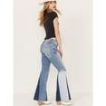 thumbnail image 3 of Vervet Women's Take It Easy Medium Wash High Rise Flare Jeans - V2486 29W x 34L, 3 of 4