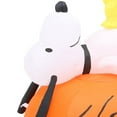 Gemmy Halloween Inflatable 4.50 ft. PreLit Snoopy and Woodstock on