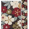 thumbnail image 3 of Contemporary Area Rug (3-Piece Rug Set: (5' x 7', 20'' x 60'', 20'' x 32'')) Floral Multi-Color Indoor Set Easy to Clean, 3 of 9