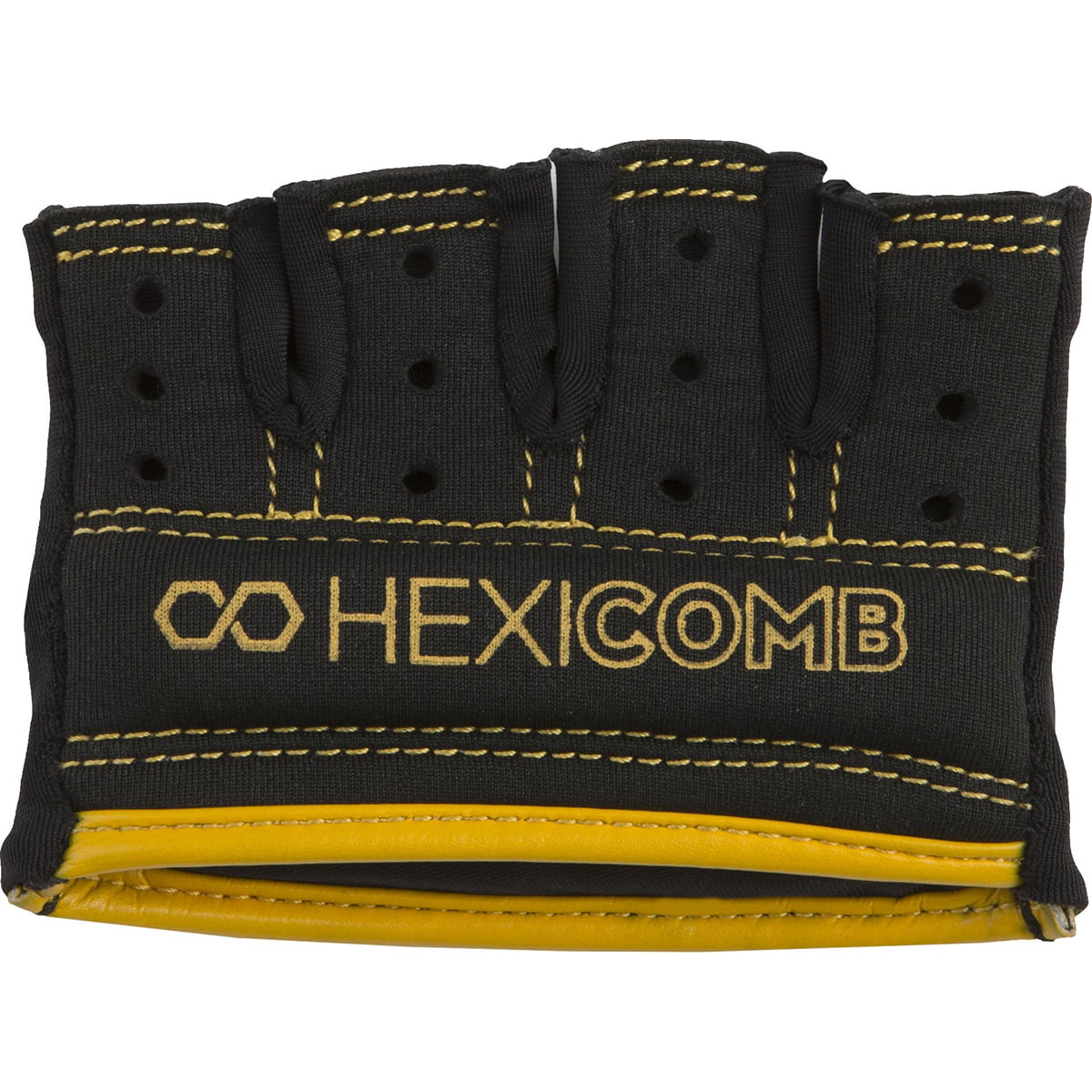 Black/Yellow Title Boxing Hexicomb Tech Knuckle Guards 