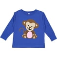 thumbnail image 3 of Inktastic Monkey Girls Long Sleeve Toddler T-Shirt, 3 of 5