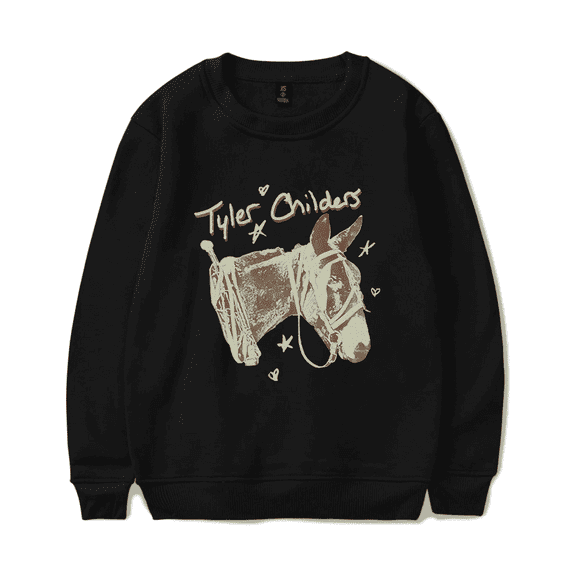 Tyler Childers Merch Sweatshirt Hoodie Natural Mule Pull Tour 2024 Classic Long Sleeve Men Women Clothe