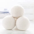 thumbnail image 3 of OIUR 6/12Pcs Wool Dryer Balls 6/7/8CM 3 Sizes Organic Natural Fabric Softener Reduce Drying Time Hypoallergenic Reusable Hand-Felted Laundry Balls, 3 of 7