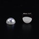 thumbnail image 2 of Cuentas de media perla ABS Unique Bargains 60uds 8mm Resina plano Reverso perlas Brillantes Colorido blanco, 2 of 5