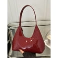thumbnail image 6 of LAVA Women's Hobo Shoulder Bags Top Handle Handbag Zipper Purses Crescent Underarm Bag (Red), 6 of 9