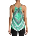 thumbnail image 2 of No Boundaries Juniors' Handkerchief Top, 2 of 5