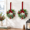 Mix-2, variant on Mix-2 Mini Wreaths Set for Kitchen Cabinets, Indoor Use, 2 Pieces with Bows