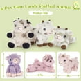 thumbnail image 6 of MaoGoLan 6 Pcs Sheep Stuffed Animals Set 8'' Cute Stuffed Lamb Plush Sheep Toy Bulk, 6 of 10
