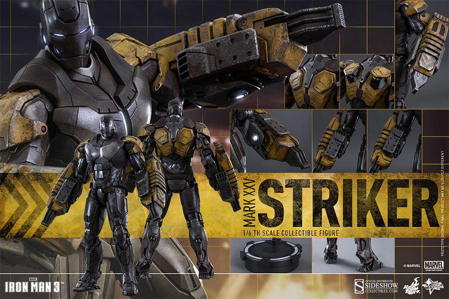 Iron Man Movie Masterpiece  Striker Collectible Figure (Mark XXV)