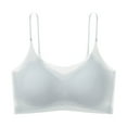 thumbnail image 2 of loopsun Summer Savings Clearance 2025! for Womens Plus Size Bra,Ladies Traceless Comfortable One-piece No Steel Ring Vest Breathable Gathering Bra Woman Underwear, 2 of 6
