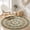 Color 1, variant on SPXUBZ Velvet Round Area Rug Rust Terracotta Grey Antique Medallion Circular Floor Mat Soft Non-Slip Accent Carpet for Living Room Bedroom Vintage Boho Home Decor Throw Rug