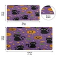 thumbnail image 3 of Leather Keyboard and Mouse Desk Mat Office Desk Accessories Protective Office Desk Decor Desk Pad Mat for Gaming, Work from Home, Office Black Cats and Candy 23.6" x 47.2", 3 of 9