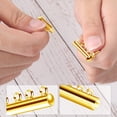 thumbnail image 3 of 8 Pieces 4 Sizes Slide Clasp Lock Necklace Connector Multi Strands Slide Tube Clasps with Storage Box for Layered Bracelet Necklace Jewelry Crafts, 3 of 5