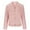 Pink, variant on Herrnalise Jackets For Women Fashion Solid Pocket Color Jacket Plush Long Sleeves Lapel Coat Shackets For Women 2024 fall White,M