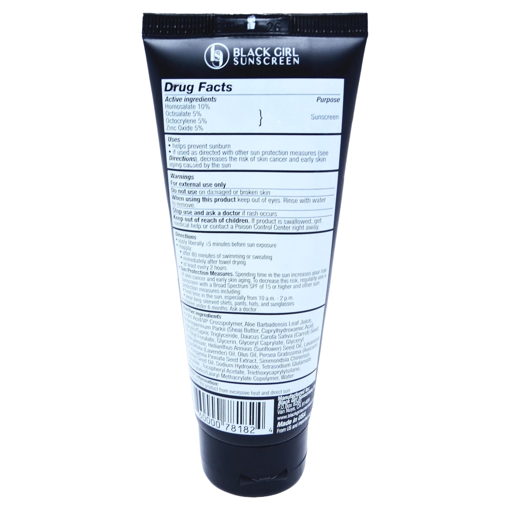Black Girl Sunscreen Make It Hybrid Mineral Combo Sunscreen Lotion SPF 50, 3 oz.