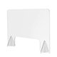 thumbnail image 2 of Transparent Acrylic Office Desk Partition Panel for Easy Cleaning – Protective Divider for Workstations, Schools, and Canteens, 2 of 4