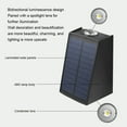 thumbnail image 4 of Decodeary ABS Solar-Powered Wall Light Easy Installation Wireless Automatic OnOff Outdoor Solar Lights Outdoor Energy-Saving White light 1 Pc, 4 of 6