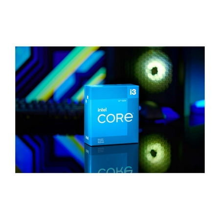 Intel - Core i3-12100F 12th Generation - 4 Core - 8 Thread - 3.3 to 4.3 GHz - LGA1700 - Desktop Processor