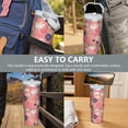 thumbnail image 7 of Modern 30oz Handheld Travel Tumbler with Handle – Double Wall Stainless Steel Insulated Cup, Flip Straw Lid, Leak-Proof & BPA-Free for Hot and Cold Drinks – Durable Coffee & Juice Mug White, 7 of 7