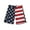 Flag, variant on Polyester Spandex Men's Swim Trunks No Liner Quick Dry Board Shorts with Pocket 9.5" Inseam