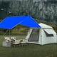 thumbnail image 4 of Toldo para camping al aire libre lona impermeable de 120 x 150 cm cubierta de suelo de poliéster para mayor comodidad y protección contra la humedad durante picnics en la playa y, 4 of 9