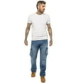 thumbnail image 5 of Enzo Mens Cargo Combat Denim Jeans, 5 of 5