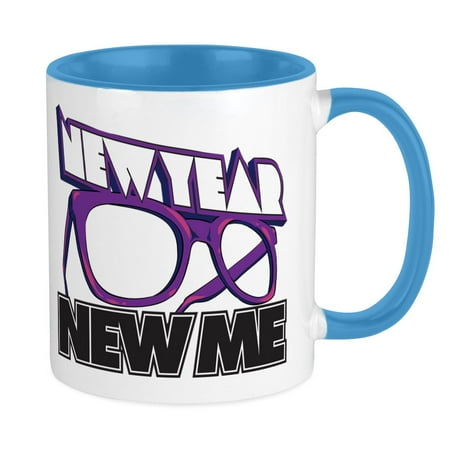 

CafePress - New Year New Me Mug - Ceramic Coffee Tea Novelty Mug Cup 11 oz