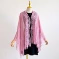 thumbnail image 4 of Shawls And Wraps For Evening Dresses Scarfs For Women Wedding Formal Shawl Pink One Size, 4 of 5