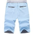 thumbnail image 4 of Men's Shorts Casual Classic Fit Drawstring Summer Beach Shorts with Elastic Waist and Pockets, 4 of 7