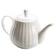thumbnail image 1 of Bone China Coffee and Teapot in Pumpkin Shape, Ceramic, 1 of 4