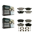 thumbnail image 1 of TEC Front Rear Ceramic Brake Pads Kit for Car Mercedes-Benz GL350 GL550 ML550 GL450 GLE550e GLS350d KTC-100581, 1 of 10