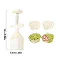 thumbnail image 3 of Flower Pattern Moon Cake Molds MidAutumn Festival Moon Cake Maker Cookie Stamps Hand Pressure Moon Cake Bakings Tool, 3 of 4