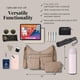 thumbnail image 4 of Everywhere Bagg, bandolera Hobo para mujer con pulsera RFID, bolsa de viaje resistente al agua, 4 of 6