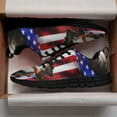 thumbnail image 3 of Fourth Of July Baseball Running Shoes Sneakers Mesh Black Size 11, 3 of 5