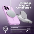 thumbnail image 4 of Magnetic for iPhone 15 Pro Max Case, [Compatible with MagSafe] [Full Camera Protection] Shockproof Protective Slim Translucent Matte Phone Case for iPhone 15 Pro Max 6.7'', Roland Purple, 4 of 15
