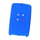 thumbnail image 4 of Funda para llave de coche, funda de silicona para llavero, protector único de 4 botones, regalo para coche Línea negra azul, 4 of 8