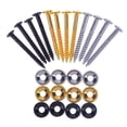 thumbnail image 3 of Guitar Neck Joint Bushings Recessed Screw Bushings Metal Set for Guitar Bass Body and Neck Connection, 3 of 7