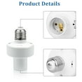 Remote Control Light Lamp Socket, EEEkit E26 E27 Bulb Base Holder