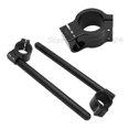 thumbnail image 1 of Universal Racing Adjustable 31 32 33 35 36 37 39 41 43 50 51 MM Clip On Ons Fork Handlebars Handle Bar Cafe Racer Motorcycle, 1 of 4