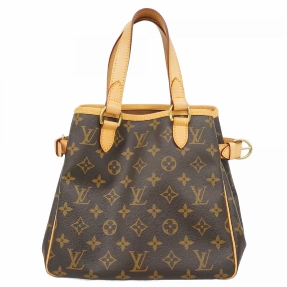 Pre-Owned Louis Vuitton Monogram Batignolles Handbag M51156 Brown Women's