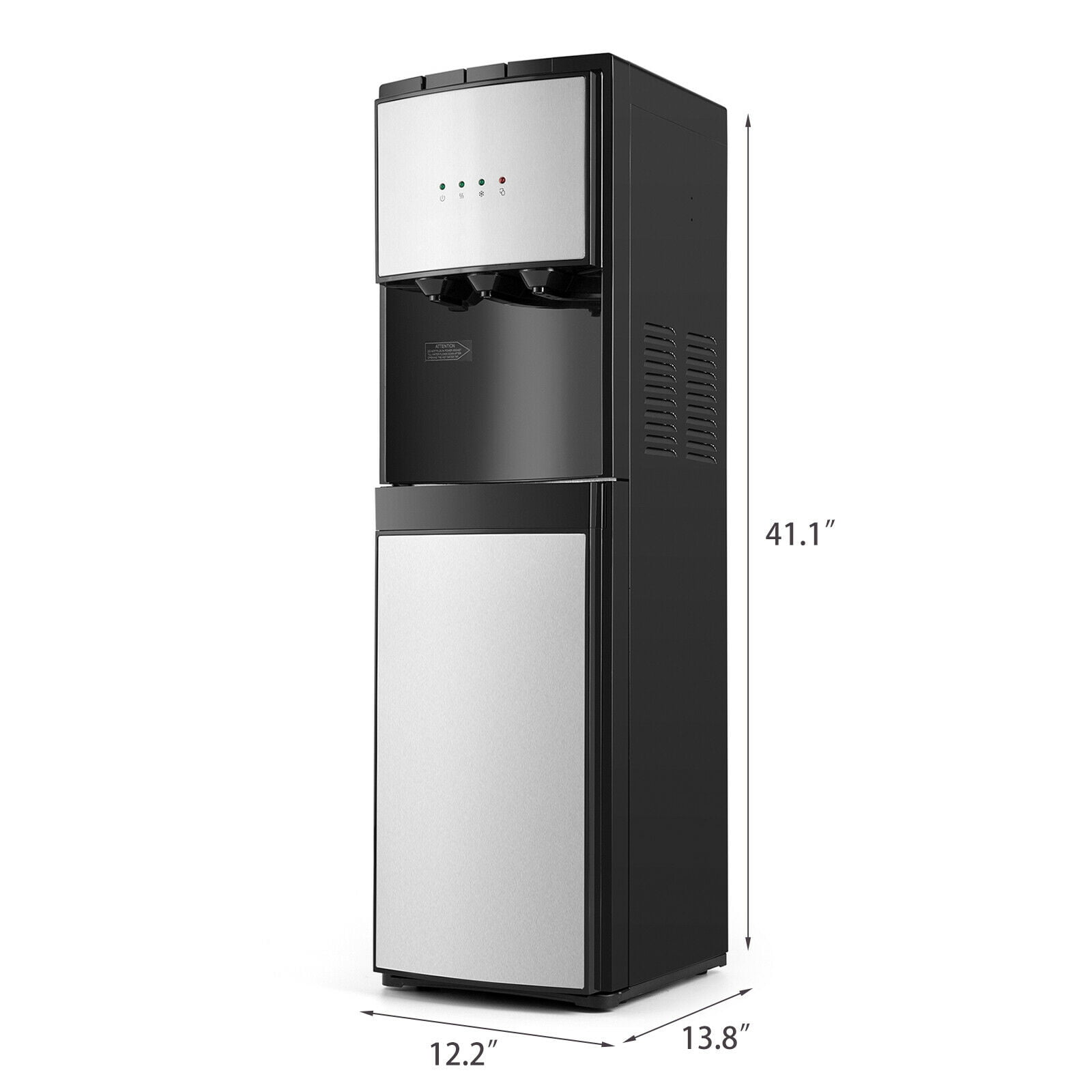 5 Gallon Bottom Loading Hot, Cold, Normal Temperature Water Dispenser (Silver, Black) - Walmart.com 5 Gallon Bottom Loading Hot, Cold, Normal Temperature Water Dispenser (Silver, Black) - Walmart.com